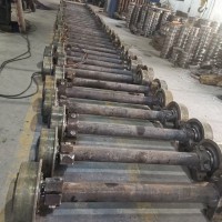 實(shí)心礦車輪對(duì) 軌距1435軌距600直徑300 ，窯車輪