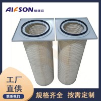 供應(yīng)方蓋除塵濾筒 覆膜防靜電方卡盤(pán)法蘭式除塵濾芯