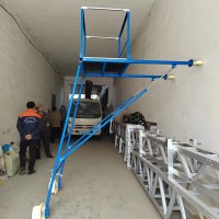 隧道側(cè)壁梯車(chē)  登高單邊隧道檢修梯車(chē)